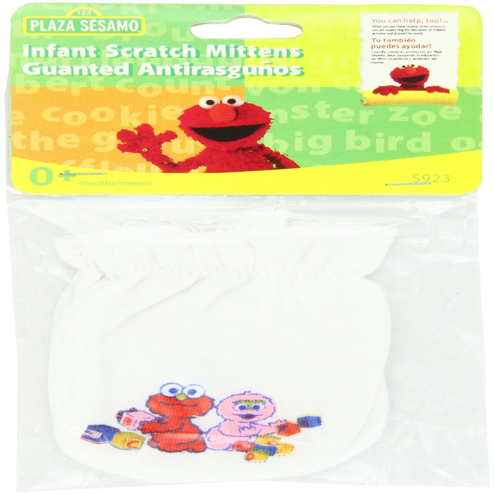 Sesame Street Infant Scratch Mittens