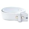 New Mens/Womens Genuine Leather Belt For Belt Buckles - White, 34-36 M view 1