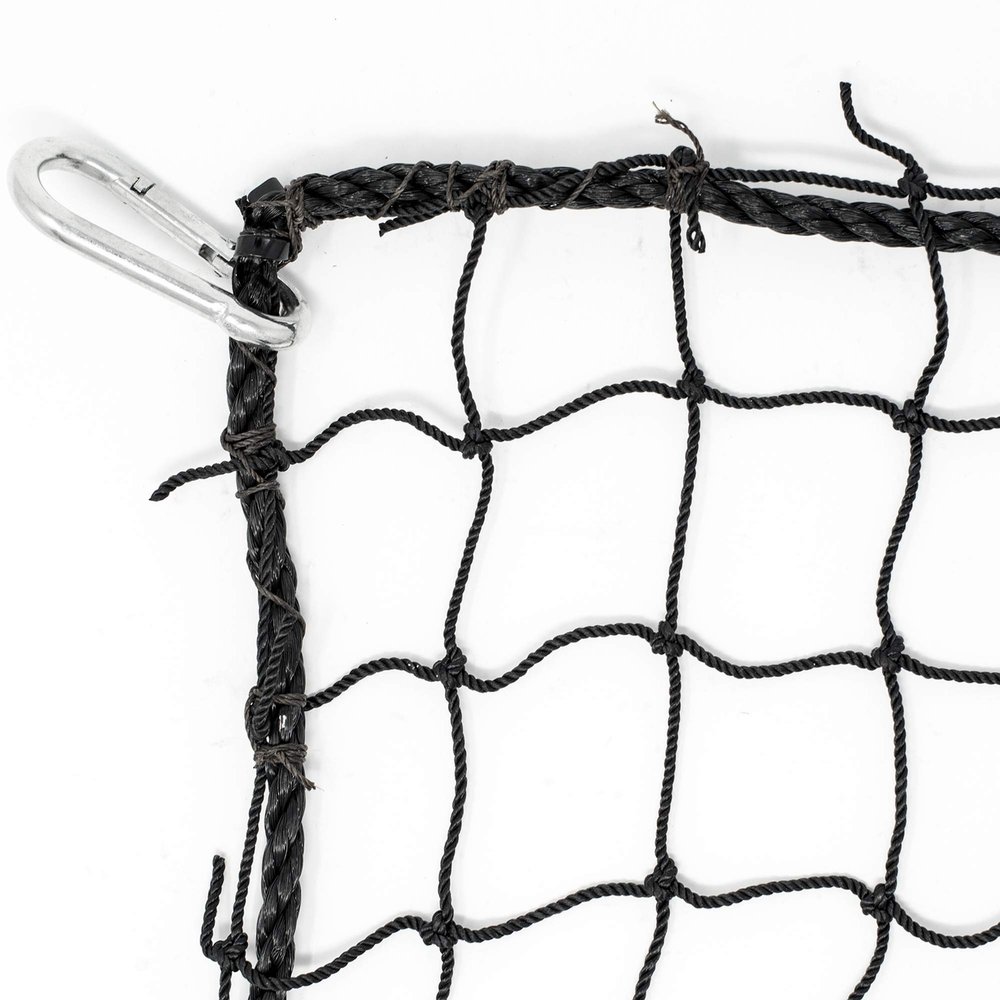 JFN #36 Twisted Knotted Nylon Baseball Backstop Net, 20' x 25'