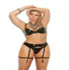 Morris Costumes Vinyl G-String Black Queen view 1
