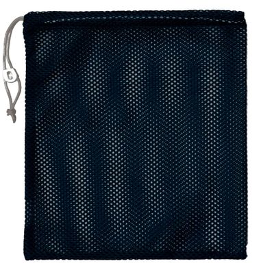 Champion Sports Mesh Sports Equipment Bag- Navy, 24" x 48"- Multipurpose, Nylon Drawstring Bag w/Lock and ID Tag, for Sports Equipment, Balls, Swimming Gear - Breathable Stuff Sack