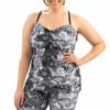 Dolfin Aquashape Desert Storm Tie-Front Tankini Top Desert Storm X-Small view 3
