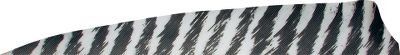 Gateway Shield Cut Feathers Barred White 4 in. LW 50 pk.