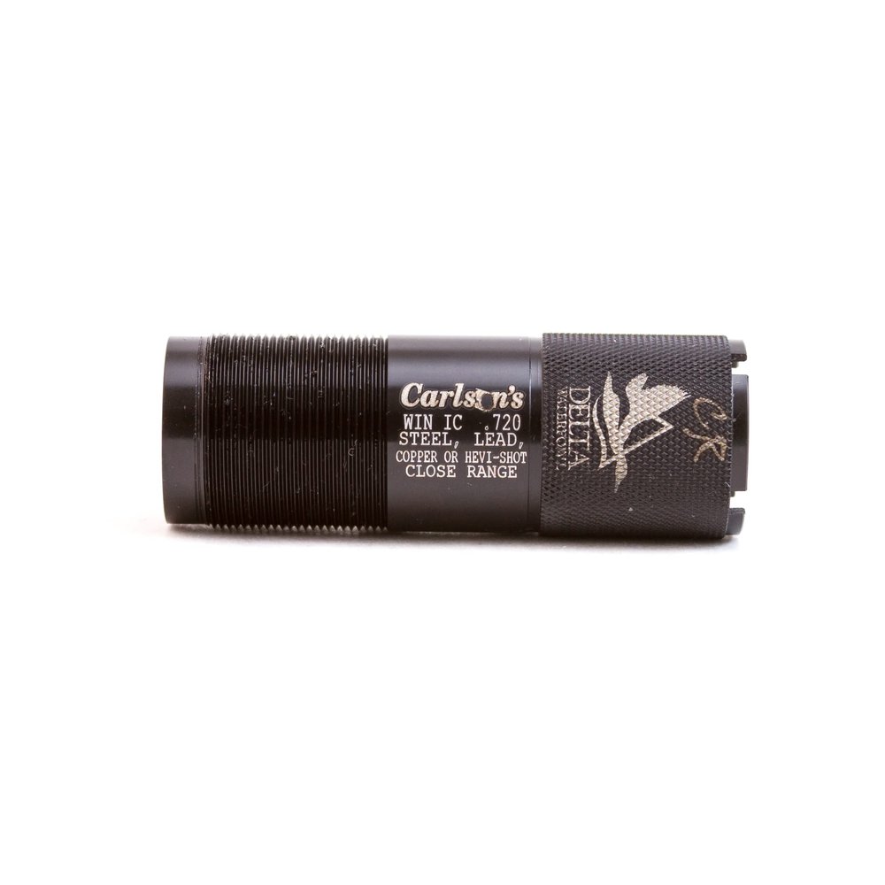 CARLSON'S Choke Tubes Super Steel Winchester 12GA Delta Waterfowl Close Range, Black