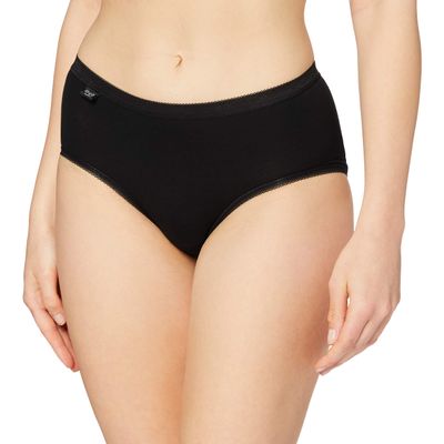 Sloggi 1 x Basic+ Cotton Rich Midi Brief Black 18