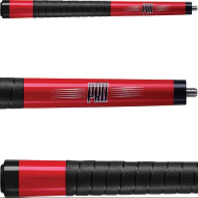 Viper by GLD Products Revolution Sure Grip Pro 58" 2-Piece Billiard/Pool Cue, Metallic Red, 18 Ounce (50-0701-18)