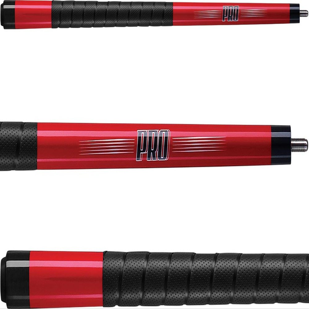 Viper by GLD Products Revolution Sure Grip Pro 58" 2-Piece Billiard/Pool Cue, Metallic Red, 18 Ounce (50-0701-18)