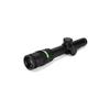 Trijicon 200054 AccuPoint 1-4 x 24mm Obj 97.5-24.2 ft @ 100 yds FOV 30mm Tube Black German #4 Crosshair Green Dot view 3