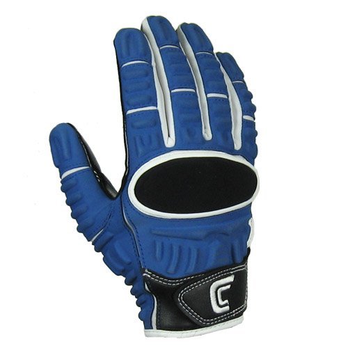 Cutters The Gamer Football Gloves (Royal, XX-Large)