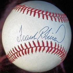 Frank Robinson Autographed Baseball - Autographed Baseballs