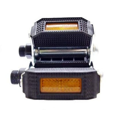 Raleigh - REA268 - Leisure Cycling Bicycle Pedal with 9/16 Inch Axle and Rubber Body in Black