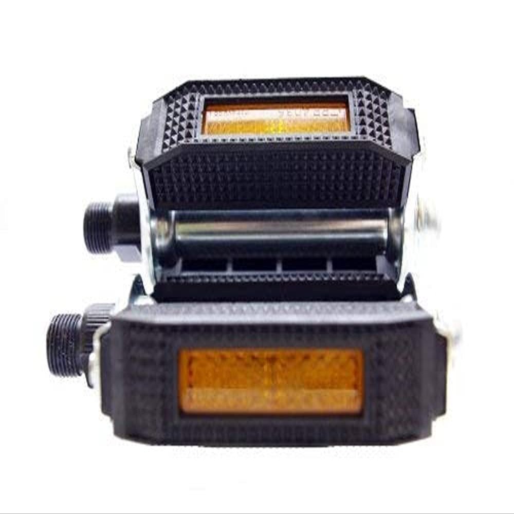 Raleigh - REA268 - Leisure Cycling Bicycle Pedal with 9/16 Inch Axle and Rubber Body in Black