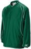 Mizuno Boy's Prestige G2 Long Sleeve Batting Jersey, Forest, Large view 1