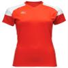 Mizuno Women's Techno Volley II Short Sleeve Volleyball Jersey, Red-White, Large view 1