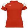Mizuno Women's Techno Volley II Short Sleeve Volleyball Jersey, Cardinal-White, XX-Large view 1