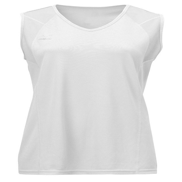 Mizuno Women's Performance Sleeveless Volleyball Jersey, White, X-Large
