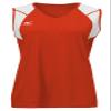 Mizuno Women's Performance Sleeveless Volleyball Jersey, Cardinal-White, X-Small view 1