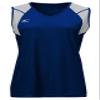 Mizuno Women's Performance Sleeveless Volleyball Jersey, Navy-White, XX-Small view 1