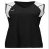 Mizuno Women's Performance Sleeveless Volleyball Jersey, Black-White, XX-Small view 1