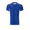 Mizuno Men's National IV Short Sleeve Volleyball Jersey, Royal-White, X-Large view 1