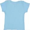 RABBIT SKINS, Baby Soft Lap Shoulder Short Sleeve T-Shirt, Light Blue, Newborn view 3