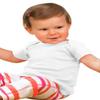 RABBIT SKINS, Baby Soft Lap Shoulder Short Sleeve T-Shirt, White, Newborn view 1