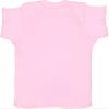 RABBIT SKINS, Baby Soft Lap Shoulder Short Sleeve T-Shirt, Pink, Newborn view 3