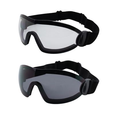 2 Sky Dive Goggles Clear Smoke Skydiving New These Have Shatterproof Polycarbonate Lenses And UV400 Filter for Maximum UV Protection