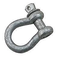Sea Dog Line Screw Pin Anchor Shackle Galv. Anchor Shackle 7/8" Non-Rated