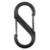 Carabiner Clip, 3-1/2 in., Plastic, Black view 2