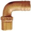 Groco Bronze Pipe-To-Hose Adapters - 90&Deg; view 1