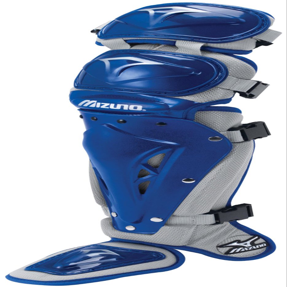 Mizuno Women's Samurai Shin Guards, Royal/Grey
