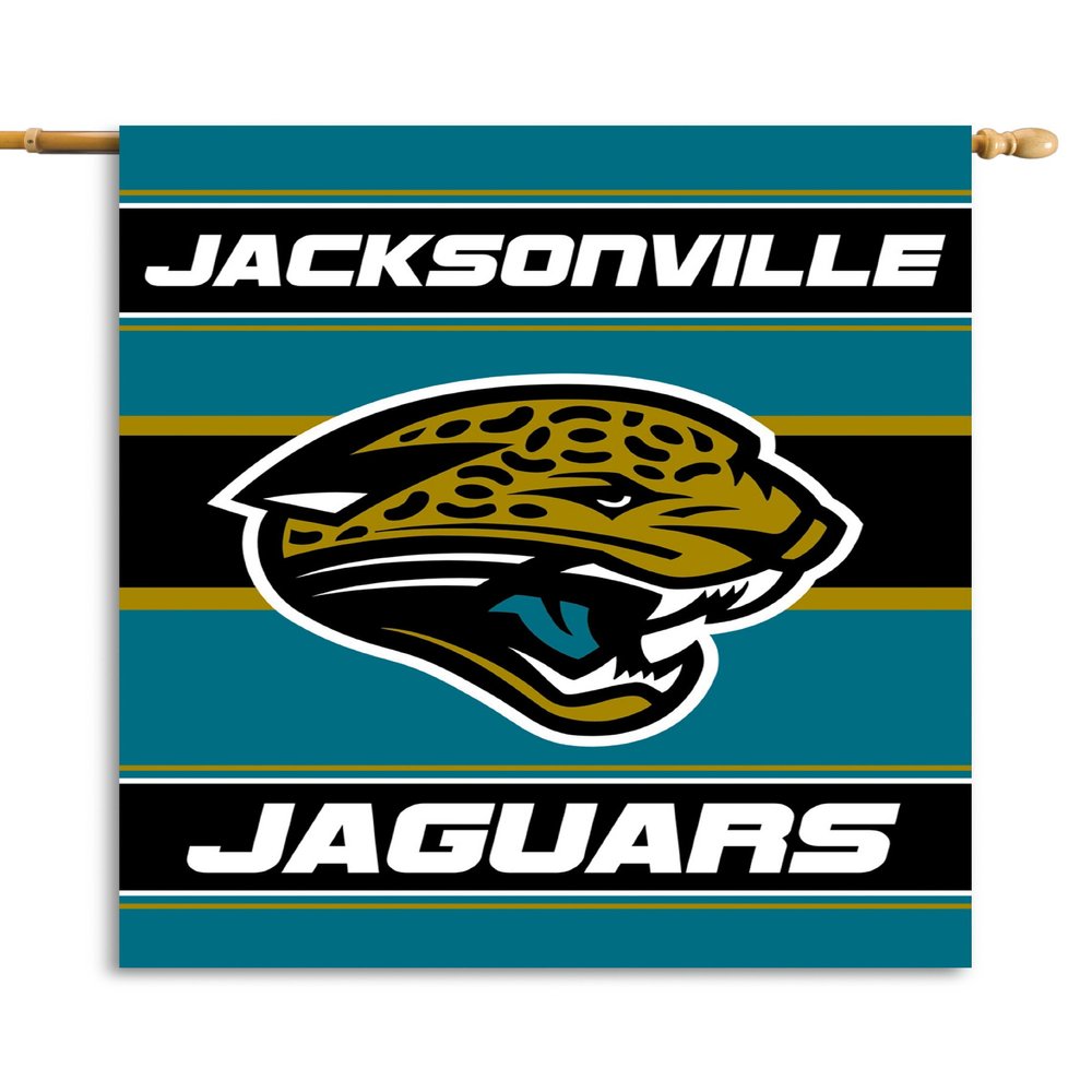 Jacksonville Jaguars NFL Premium 2-Sided House Flag