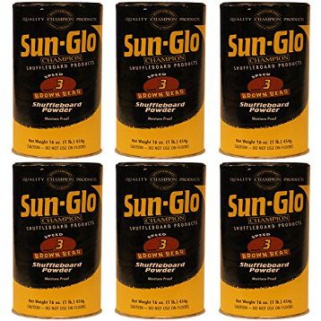 Sun Glo Shuffleboard Wax - Speed #3 / Brown Bear - 6 Pack