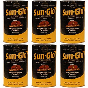 Sun Glo Shuffleboard Wax - Speed #3 / Brown Bear - 6 Pack