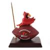 Louisville Cardinals Mascot Football Clock/Pen view 1