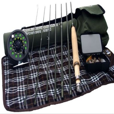 March Brown Limited Brownsea Island Spin/Fly Combination Package, 7'6", 5wt, 7 Pc
