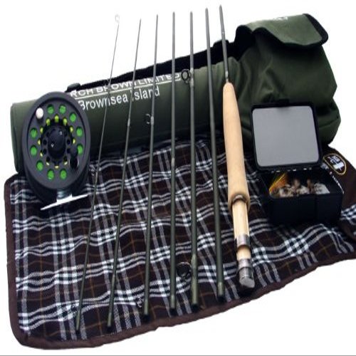 March Brown Limited Brownsea Island Spin/Fly Combination Package, 7'6", 5wt, 7 Pc