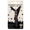 Rockin' Keys Black V Guitar Shaped House Key SC1 view 1