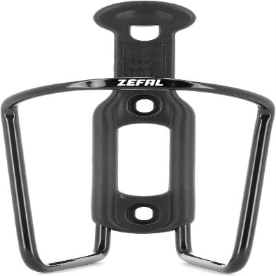 Zefal AluPlast 124 Bottle Cage  Black  Lightweight 40g Aluminum & Technopolymer Construction, T-Shaped Secure Hold Design, Fits Standard Cycling Bottles  80 x 90 x 152 mm