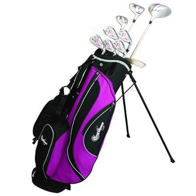Confidence Golf ESP Lady Graphite Hybrid Club Set + Stand Bag