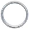 Sabrina Silver Tungsten Carbide 8 mm Domed Wedding Band Ring Narrow Center Stripe Etching size 11.5 view 2