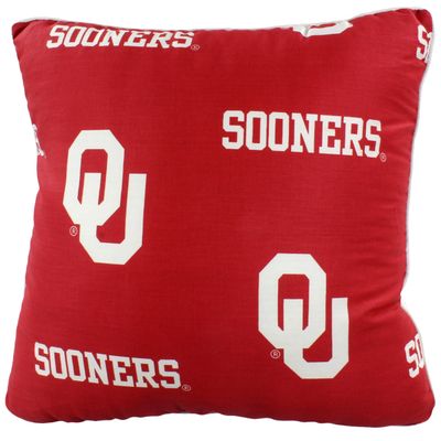College Covers Everything Comfy Oklahoma Sooners 16" x 16" Decorative Pillow