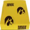 College Covers Everything Comfy Iowa Hawkeyes Twin XL Sized 3 Piece Sheet Set, Team Color Background, 1 Flat Sheet, 1 Fitted Sheet, 1 Pillowcase view 2