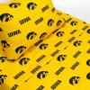 College Covers Everything Comfy Iowa Hawkeyes Twin XL Sized 3 Piece Sheet Set, Team Color Background, 1 Flat Sheet, 1 Fitted Sheet, 1 Pillowcase view 3