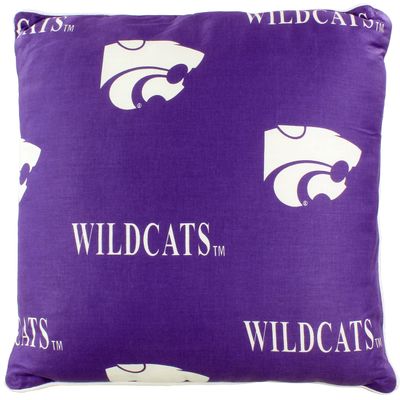College Covers Everything Comfy Kansas State Wildcats 16" x 16" Decorative Pillow