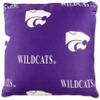 College Covers Everything Comfy Kansas State Wildcats 16" x 16" Decorative Pillow view 1