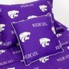 College Covers Everything Comfy Kansas State Wildcats 16" x 16" Decorative Pillow view 4