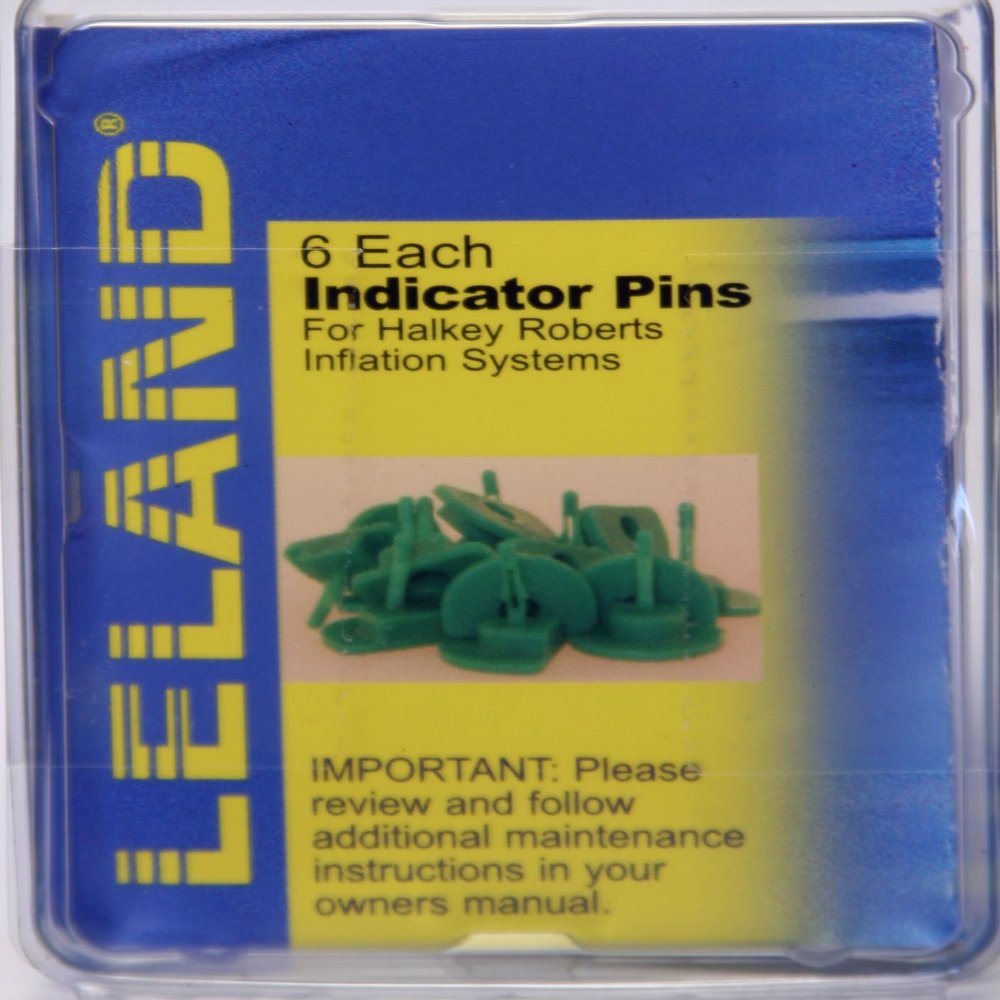 Maximum Inflation V85006-00006 Leland Replacement Green Pins - 6-Pack