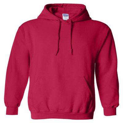 Gildan Heavyweight Blend Hooded Sweatshirt in Cherry Red - XX-Large